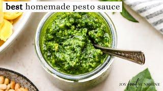 Homemade Pesto Sauce Recipe