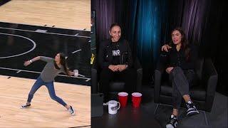 Kelsey Plum Talks About Her Viral T-Shirt Toss At NBA Game On Sue Bird & Taurasis Final Four Show