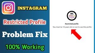 Instagram Restricted profile problem solve  how to remove restricted profile on instagram