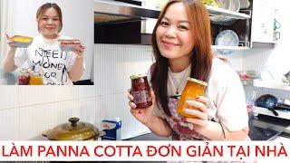 Vlog# CÁCH LÀM PANNA COTTA TRÁI CÂY TẠI NHÀ  UNBOX QUÀ FAN TẶNG