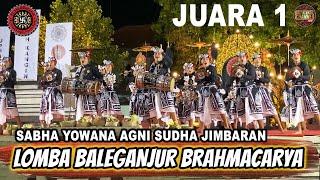 JUARA 1 LOMBA BALEGANJUR BRAHMACARYA - Sabha Yowana Agni Sudha Jimbaran  Kadgastra Swara