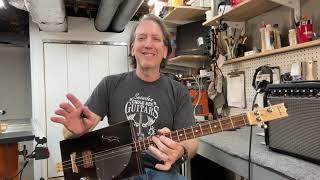 Part 1 How to Play 1 4 5 Blues with a Cigar Box Guitars with Mike Snowden