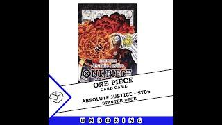 One Piece Card Game - Absolute Justice starter deck ST-06