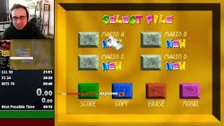 Super Mario 64 Speedrunner accused of cheating on stream before speedrun race...  squeex