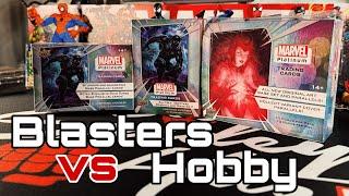 Blaster vs Hobby Boxes  Spidey Hits Live Unboxing with Gin