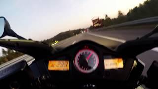 Honda VFR 800 VTEC Acceleration 0-230kmh