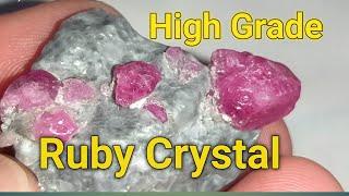 Ruby gemstone  Natural Ruby Crystal  how to identify ruby