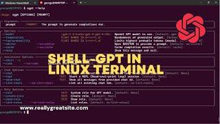 How to Install Shell-GPT in Ubuntu Linux Terminal ChatGPT