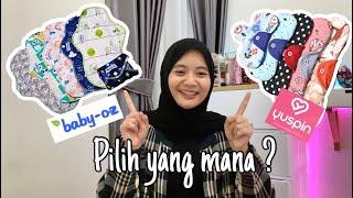 Coba Pembalut Kain Baby Oz & Yuspin enakan mana ?Yuk kita review ajaa 