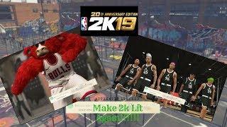 NBA 2K19 MY PARK TRAILER REC CENTER MUTIPLE PARKS MASCOTS DODGEBALL AND 2K CREWS