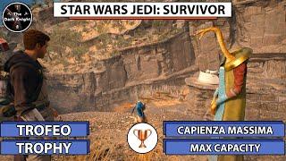 Star Wars Jedi Survivor Trofeo Capienza massima Max Capacity Trophy