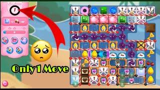 Winning the hardest level in just 1 move  Candy crush saga random style level 2