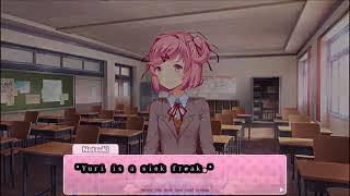 Doki Doki Literature Club Natsuki death scene