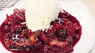 BERRY COBBLER with Pie Crust