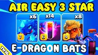 14 Bat Spell + Electro Dragon + Druid =WOW Th16 Attack Strategy Clash of clans