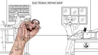 Bob getting Additional Electronic Repair Training