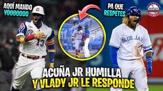 Así fue como RONALD ACUÑA JR HUMILLÓ a los BLUE JAYS y VLADIMIR GUERRERO JR le RESPONDIÓ  MLB