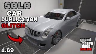 NEW SOLO CAR DUPLICATION MONEY GLITCH GTA ONLINE AFTER PATCH 1.69 WORKING
