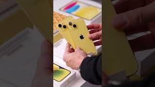 YELLOW iPhone 14 and iPhone 14 Plus UNBOXING and Hands On