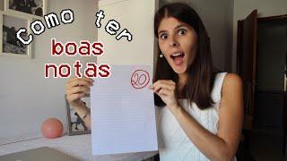 COMO TER BOAS NOTAS - o método de estudo MAIS EFICAZ  Catarina Bruno