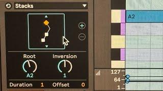 Ableton Live 12 Generative Stacks Chords thoughts tips ideas.