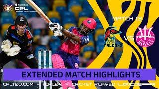 Extended Highlights  Barbados Royals vs Antigua & Barbuda Falcons  CPL 2024