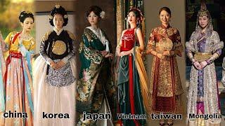 traditional clothing of Asia part 1 women edition