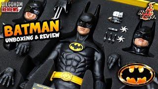 BATMAN Michael Keaton Hot Toys DX09 Unboxing e Review BR