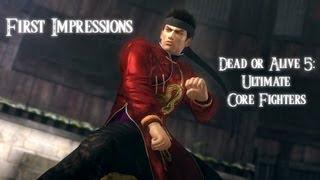 First Impressions DOA5 Ultimate Core Fighters