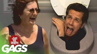 Head in the Toilet Prank - Just For Laughs Gags