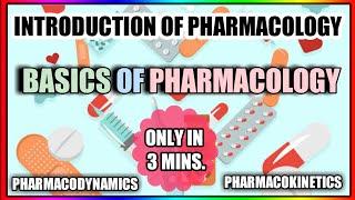 Basic Introduction To Pharmacology  Pharmacodynamics  Pharmacokinetics