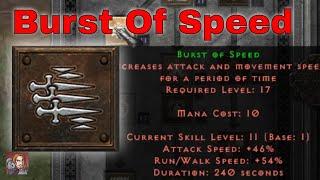 D2R Skills & Abilities - Burst Of Speed Shadow Disciplines Assassin