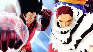 One Piece World Seeker - Snake Man Luffy vs Katakuri Boss Battle Gameplay