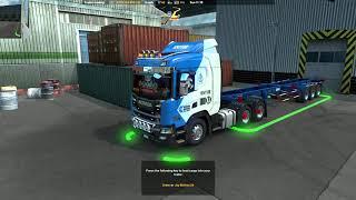 ETS2 Scania G KN 1108 40FT Reefer K-Line 31T