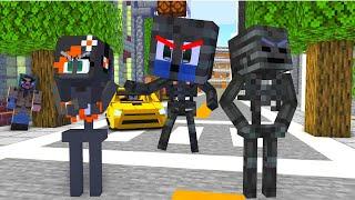 Monster School Poor Baby Wither Skeleton Life Sad Family Story Happy ending- Minecraft Animations
