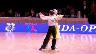 Slow waltz tango  Juvenile 2 St E - Lida Open 2023 05062023 sport ballroom dancing