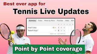 Best App for Tennis Live Score  #tennis #tennislive