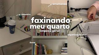 FAXINANDO O QUARTO  fazendo uma super limpeza e organização GERAL