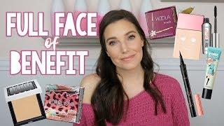 FULL FACE of BENEFIT COSMETICS  Sarah Brithinee