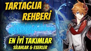 TARTAGLIA Childe REHBERİ GÜNCEL  HASAR ŞÖLENİ  Genshin Impact Türkçe