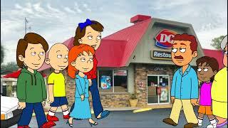 Caillou and Dora behave at Dairy Queen and gets ungrounded Request