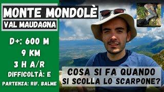 Cosa si fa quando si scolla lo scarpone? Anello del Mondolè - Prato Nevoso Cuneo