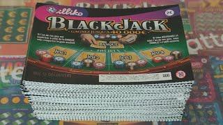 Grattage dun carnet de Blackjack ️