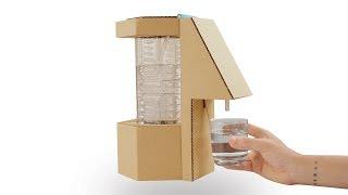 DIY How to make WATER Dispenser Machine from Cardboard