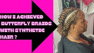 New butterfly stitch braid trend #braidedupdo #braids #braidstyles #braidstutorial #braidsstyles