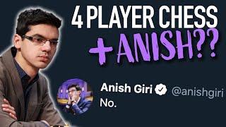 4 Player Chess with 4 Super-GMs Hikaru Anish Giri Vidit Radjabov