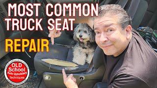 Most common truck seat repair for beginners upholstery