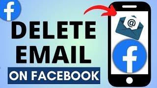 How to Remove Email Address on Facebook 2024  Delete Email From Facebook