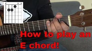 How to play the E  Guitar Chord