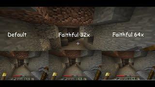 Default vs Faithful 32x vs 64x